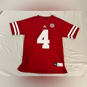 Men’s Official Nebraska Husker’s Adidas Jersey - L